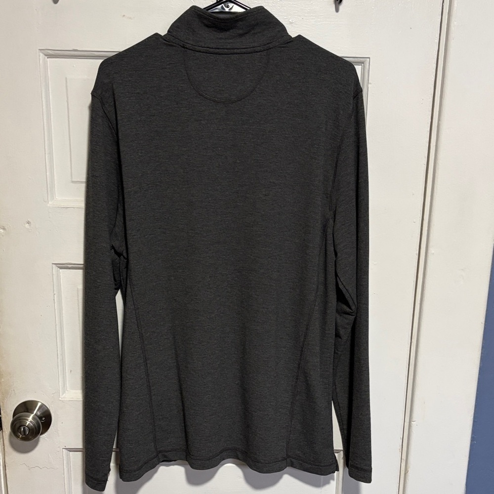 Orvis Charcoal Quarter-Zip Pullover - Picture 7 of 7